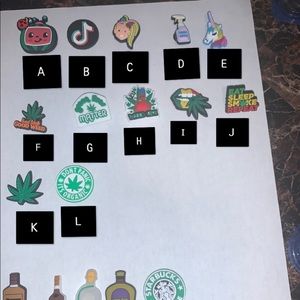 Croc charms (wholesale available)